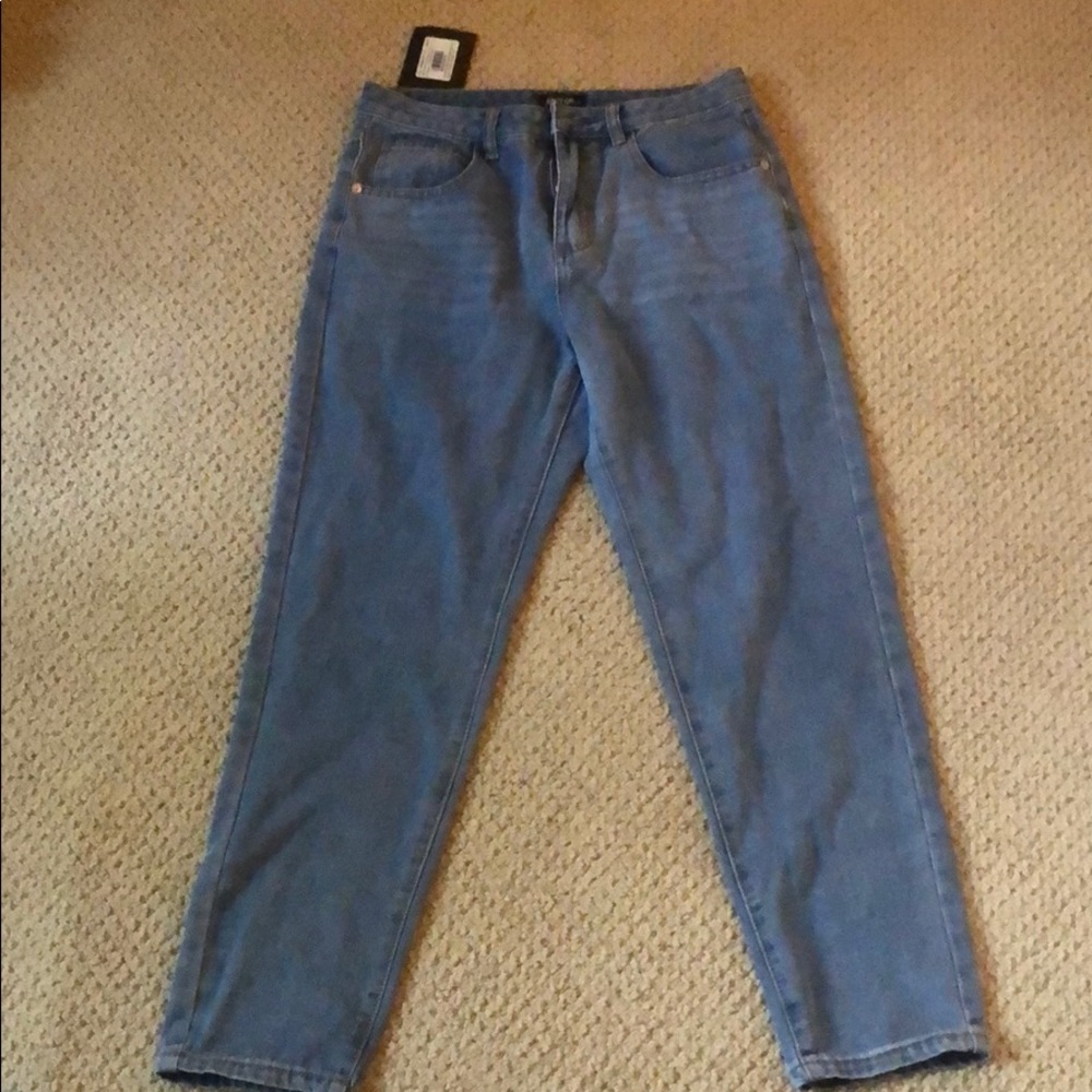 High waisted mom jeans